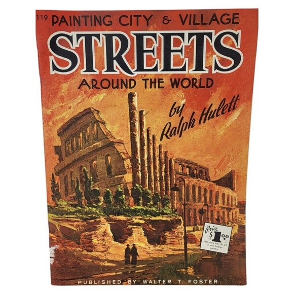 VTG Walter Foster Painting City & Village Streets Around The World Ralph Hulett - Picture 2 of 6